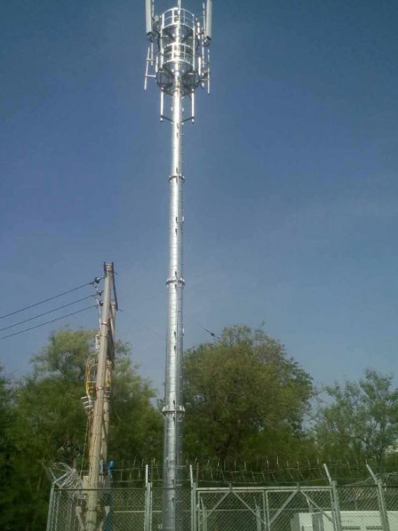 Our 40m three leg tower - Qingdao Megatro Mechanical and Electrical ...